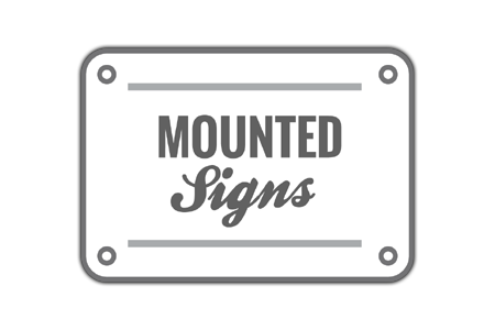 Mounted Sign Icon